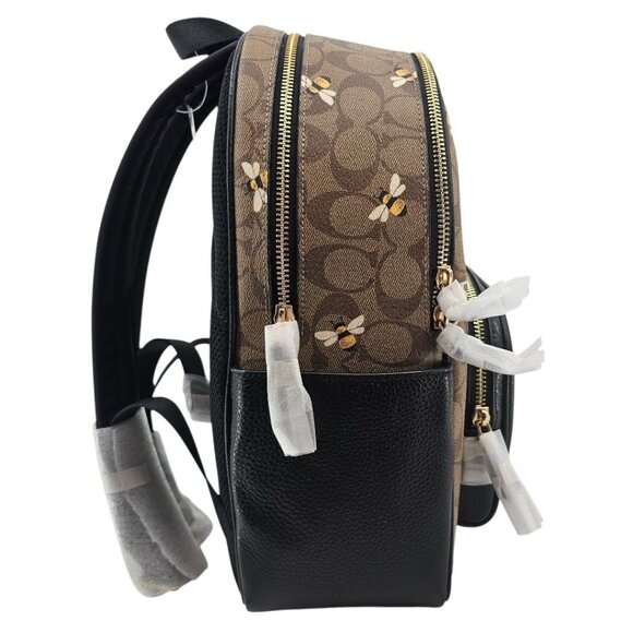 Coach Court Backpack In Signature Canvas With Bee Print NWT - Picture 6 of 9